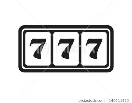Casino slot machine icon in flat style. 777 jackpot vector illustration on isolated background. Game machine sign business concept. Casino slot machine icon in flat style. 777 jackpot vector illustration on isolated background. Game machine sign business concept. 140511423