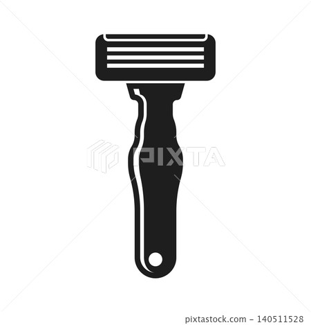 Shaving machine icon in flat style. Razor blade vector illustration on isolated background. Hair beauty equipment sign business concept. 140511528
