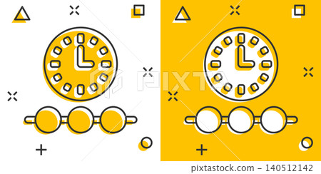 Timeline icon in comic style. Progress cartoon vector illustration on white isolated background. Diagram splash effect business concept. Timeline icon in comic style. Progress cartoon vector illustration on white isolated background. Diagram splash effect business concept. 140512142