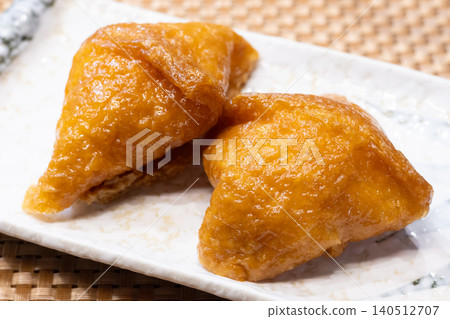 Delicious fried tofu inari sushi 140512707