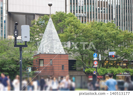 Ginza intersection, streetscape, Sukiyabashi, road Ginza intersection, streetscape, Sukiyabashi, road 140513177