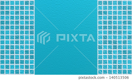 Mosaic tile pattern background material with turquoise blue copy space. Summer/pool theme. Mosaic tile pattern background material with turquoise blue copy space. Summer/pool theme. 140513506