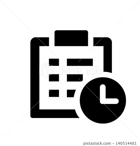 A simple clipboard icon (black) that is easy to use for task management and time management. A simple clipboard icon (black) that is easy to use for task management and time management. 140514481