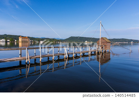 A peaceful morning view of Lake Togo A peaceful morning view of Lake Togo 140514485
