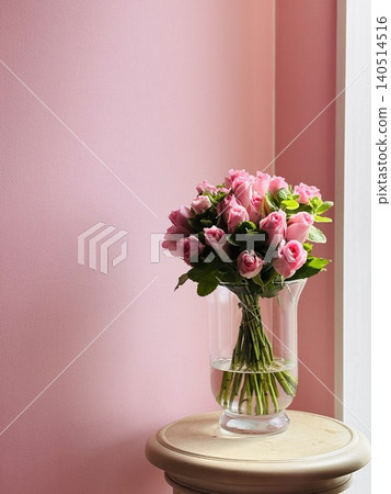 A bouquet of pink roses, perfect for wedding celebrations and anniversaries. A bouquet of pink roses, perfect for wedding celebrations and anniversaries. 140514516