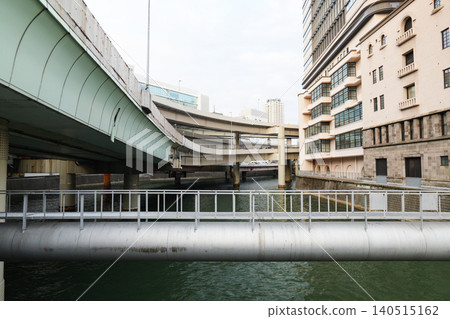 Scenery of the Metropolitan Expressway around Nihonbashi Scenery of the Metropolitan Expressway around Nihonbashi 140515162