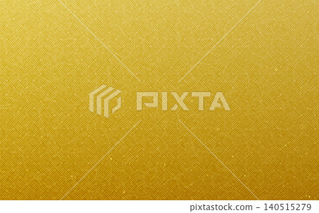 無縫金色日式圖案。大型籃紋編織設計。 無縫金色日式圖案。大型籃紋編織設計。 140515279