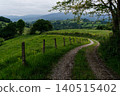Asturias green rural landscape with mountains and trees 140515402