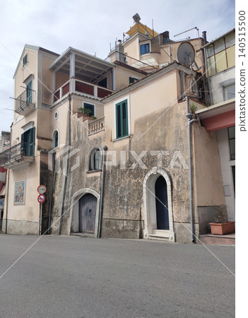View of Minori on the Amalfi Coast in Italy. View of Minori on the Amalfi Coast in Italy. 140515500