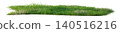 Isolated green grass row and field 140516216
