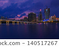 Macau Old Center Bridge at Twilight Nightfall 140517267