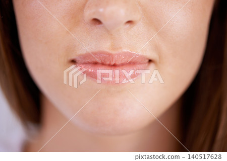 Woman, lipstick and mouth closeup for beauty cosmetics for makeup skincare with gloss, treatment or filler. Female person, product and aesthetic wellness in Canada for spa hygiene, wellbeing or care Woman, lipstick and mouth closeup for beauty cosmetics for makeup skincare with gloss, treatment or filler. Female person, product and aesthetic wellness in Canada for spa hygiene, wellbeing or care 140517628