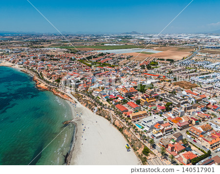 Aerial view Torre de la Horadada. Spain Aerial view Torre de la Horadada. Spain 140517901