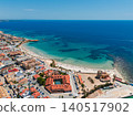 Aerial view Torre de la Horadada. Spain 140517902