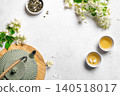 Gren jasmine tea and flowers 140518017