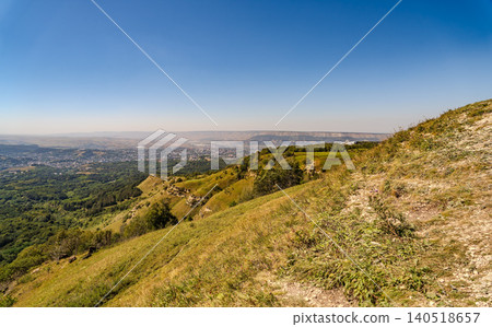 View of the mountains and Kislovodsk from the observation decks of the Kislovodsk Park 140518657