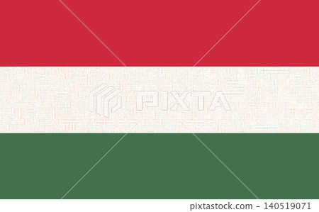 Flag of Hungary. Hungarian state national flag on textured background Flag of Hungary. Hungarian state national flag on textured background 140519071