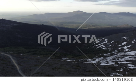 Rugged Terrain From Surveyor Perspective. Expansive Plains Observed From Remote Surveyor Vantage Point. Media Rugged Terrain From Surveyor Perspective. Expansive Plains Observed From Remote Surveyor Vantage Point. Media 140519108