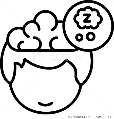 Sleep Modern Vector Icon Design Sleep Modern Vector Icon Design 140520064