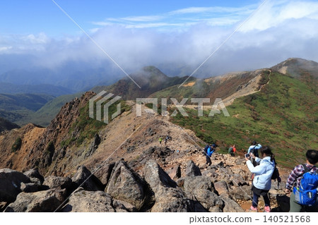 那須山與秋天的落葉 140521568