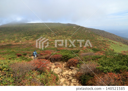 Mt. Nasu with autumn leaves Mt. Nasu with autumn leaves 140521585