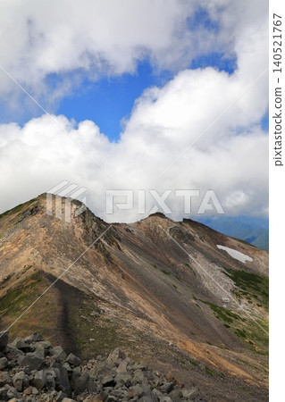 Summer scenery of Mt. Norikura (just below Kengamine peak) Summer scenery of Mt. Norikura (just below Kengamine peak) 140521767