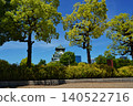 The majestic appearance of Osaka Castle, one of Japan's most famous castles. 140522716