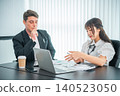 business women and men discussing project planning and business analysis, financial planning, working on marketing research 140523050