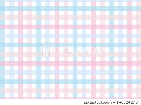 淡粉紅色和淺藍色格子圖案背景材料 140524278