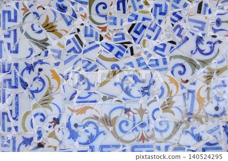 Park Guell mosaic tile Park Guell mosaic tile 140524295