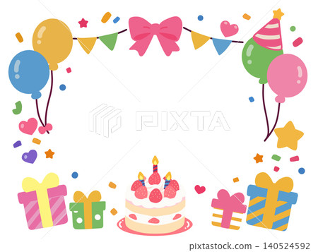 一個生動的生日卡相框 一個生動的生日卡相框 140524592