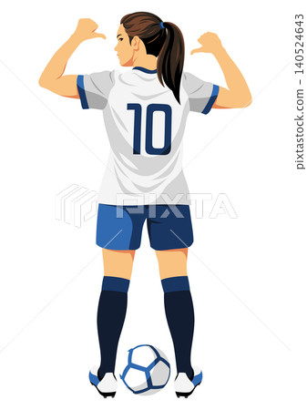 女子足球運動員 女子足球運動員 140524643
