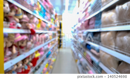 Blurry Toy And Pillow Department Store Aisle Blurry Toy And Pillow Department Store Aisle 140524698