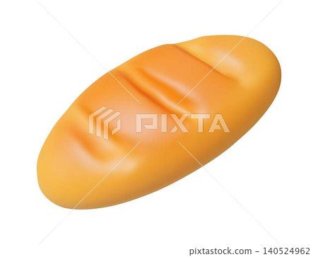 Realistic 3D Bread Icon Design Realistic 3D Bread Icon Design 140524962