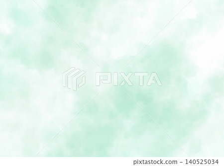 A refreshing and gentle mint green watercolor-style gradient background image. 140525034