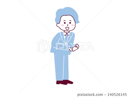 Male handing business cards Male handing business cards 140526145