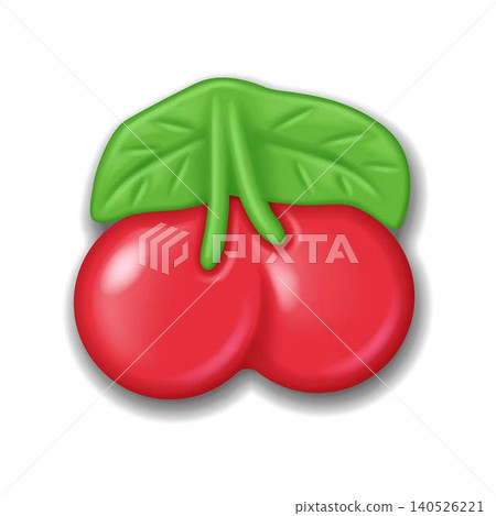 Bright Cherry Shaped Button Design 140526221