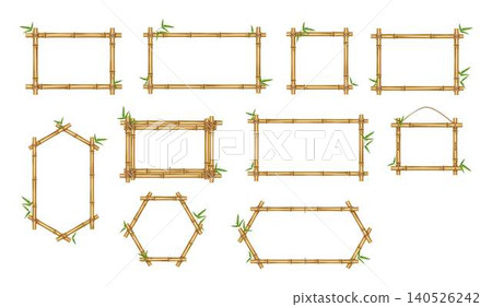 Collection of Bamboo Frames of Various Shapes and Sizes Collection of Bamboo Frames of Various Shapes and Sizes 140526242