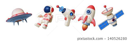 Cartoon Space Explorer Adventure Set Cartoon Space Explorer Adventure Set 140526280