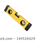 Yellow Spirit Level Tool Realistic Illustration 140526429
