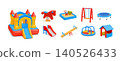 Colorful Playground Equipment Set for Kids 140526433