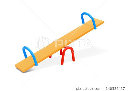 Colorful Seesaw for Playground Design Colorful Seesaw for Playground Design 140526437