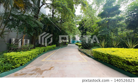 Landscaped, Business, City, Footpath, Tree Landscaped, Business, City, Footpath, Tree 140526825