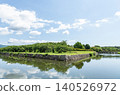 Goryokaku Fort in early summer, beautiful with fresh greenery, Hakodate City, Hokkaido. 140526972