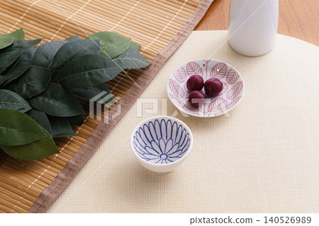 Still life photograph of Japanese food with pickled plums | Images of Japanese plates and Japanese food culture Still life photograph of Japanese food with pickled plums | Images of Japanese plates and Japanese food culture 140526989