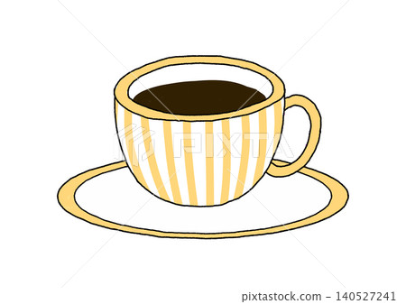 Illustration of coffee in a cup Illustration of coffee in a cup 140527241