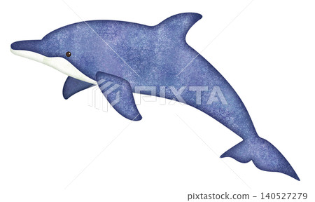 Watercolor-style dolphin illustration 140527279