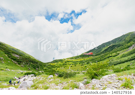 Senjojiki Cirque hiking trails and spectacular views 140527916