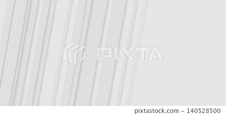 Grey white minimal paper stripes geometric abstract background 140528500