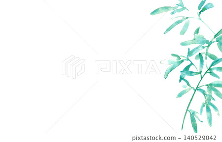 Watercolor-style bamboo background illustration | Cool and refreshing Japanese summer design Watercolor-style bamboo background illustration | Cool and refreshing Japanese summer design 140529042